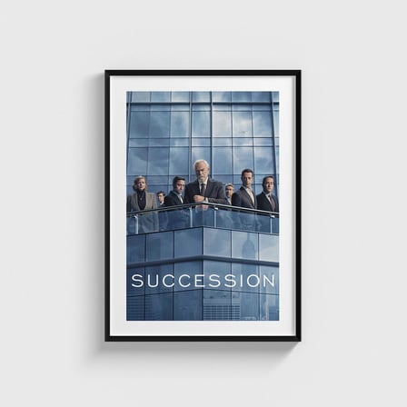 Succession Dizi Posteri Tablo Çerçeveli Poster Duvar Dekorasyonu