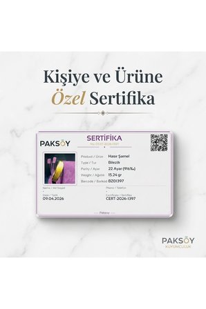 22 Ayar Altın Bileklik Gurmet 14.34gr - F00109