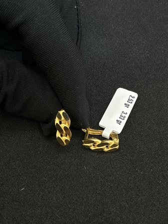 Yaprak Kartiyel Altın J Küpe 22 Ayar 2.53 Gram Kadın Hediye
