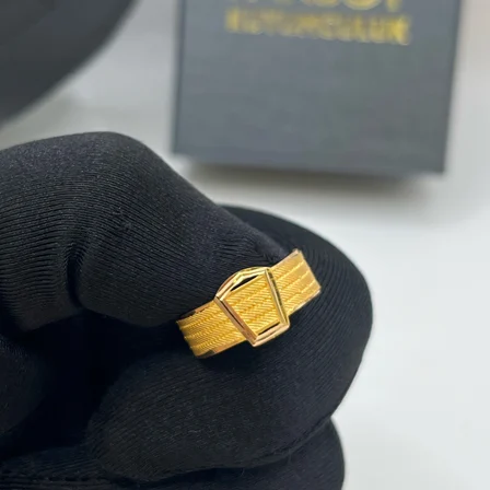 Hasır Örgü Altın Yüzük 22 Ayar 3.77 Gram Kadın Hediye