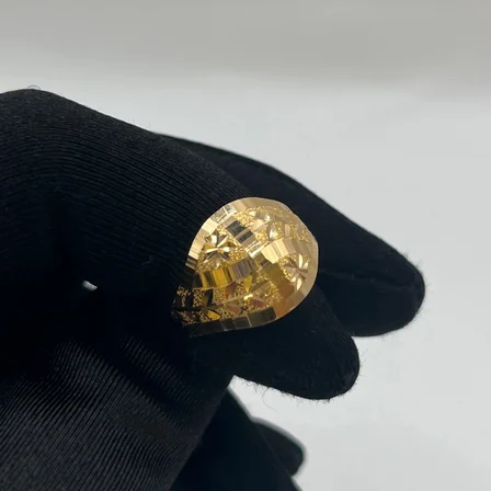 Başak Yıldız Kalemli Kumlu Altın Yüzük 22 Ayar 1.68 Gram Kadın Hediye