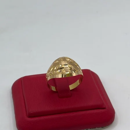 Başak Yıldız Kalemli Kumlu Altın Yüzük 22 Ayar 1.68 Gram Kadın Hediye