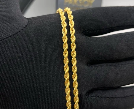 Zincirli Altın Halat Kolye 22 Ayar 9.00 Gram Kadın Hediye