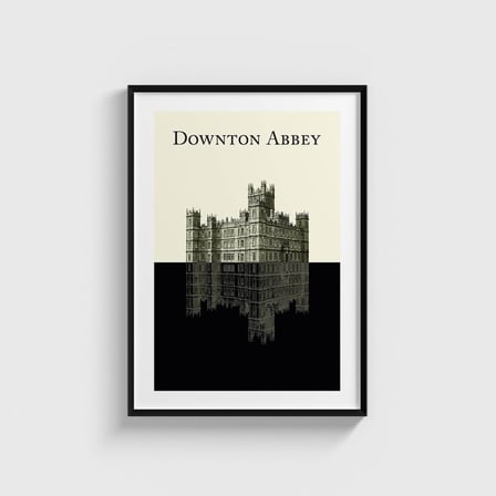 Downton Abbey Dizi Posteri Tablo Çerçeveli Poster Duvar Dekorasyonu