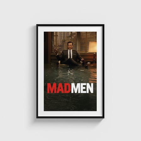 Mad Men Dizi Posteri Tablo Çerçeveli Poster Duvar Dekorasyonu