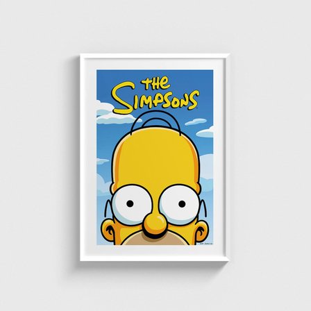 The Simpsons Dizi Posteri Tablo Çerçeveli Poster Duvar Dekorasyonu
