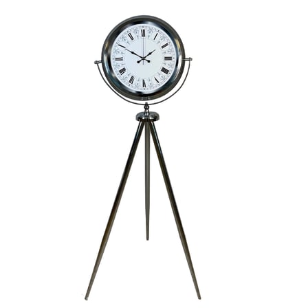 Krom Saray Zarafeti 150 x 45 Cm Metal Tripod Ayaklı Saat iegxx