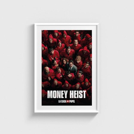 La Casa de Papel Dizi Posteri Tablo Çerçeveli Poster Duvar Dekorasyonu
