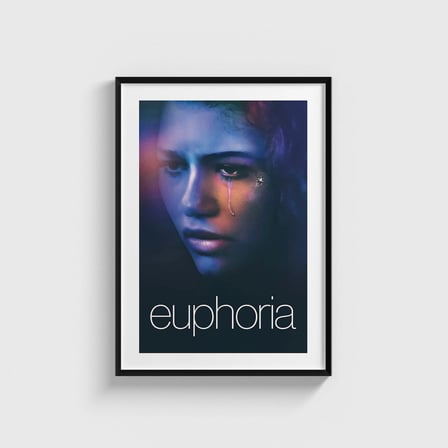 Euphoria Dizi Posteri Tablo Çerçeveli Poster Duvar Dekorasyonu