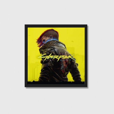Cyberpunk 2077 Oyun Posteri Oyuncu Dekoru Gamer Decor Tablo Çerçeveli Poster Duvar Dekorasyonu