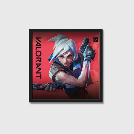 Valorant Oyun Posteri Oyuncu Dekoru Gamer Decor Tablo Çerçeveli Poster Duvar Dekorasyonu