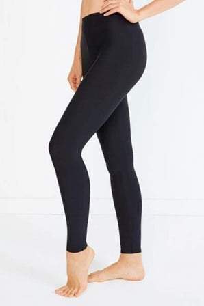 Northcity Kadın İçi Pamuklu Termal Pijama Tayt İçlik Siyah - Unisex Termal İçlik