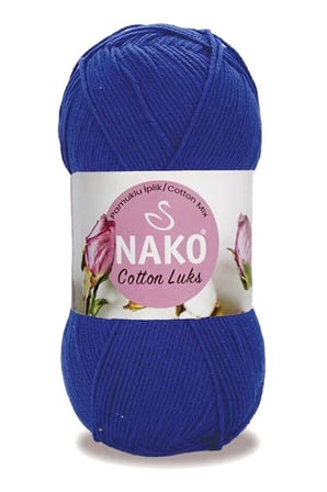 Northcity Cotton Lüks İpi Yünü Saks Mavi - 5'li Paket %60 Pamuk %40 Akrilik