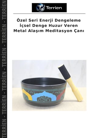 Özel Seri Enerji Dengeleme İçsel Denge Huzur Veren Metal Alaşım Meditasyon Çanı