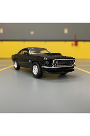 Ford Mustang Boss 429 1969 1/36 Ölçek Diecast Metal Model Araba Oyuncak Araba