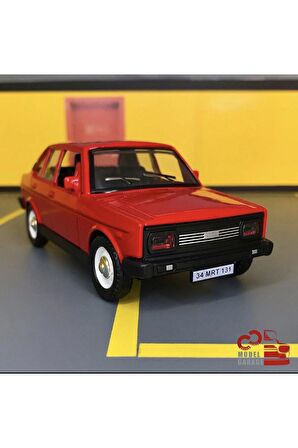 Murat 131 1/36 Ölçek Çek Bırak Diecast Metal Model Oyuncak Araba