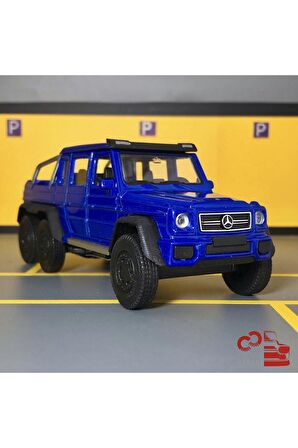 Mercedes-benz G 63 Amg 6x6 1/36 Ölçek *c&c Model Garage* Çek Bırak Diecast Metal Model Oyuncak Araba