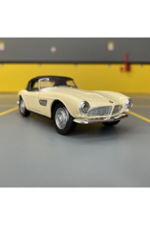 Bmw 507 1956 1/36 Ölçek Çek Bırak Diecast Metal Model Oyuncak Araba