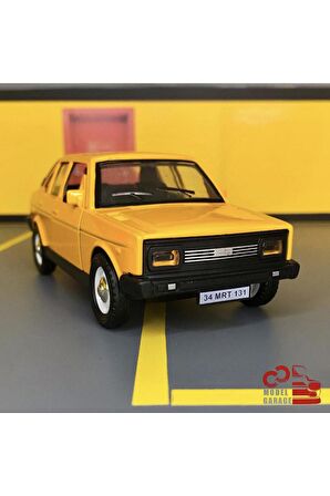 Murat 131 1/36 Ölçek *c&c Model Garage* Çek Bırak Diecast Metal Model Oyuncak Araba