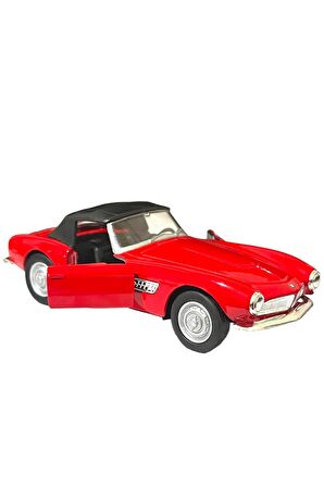 Bmw 507 Model Araba 1956 Model 1/36 Ölçek Kırmızı 12 cm