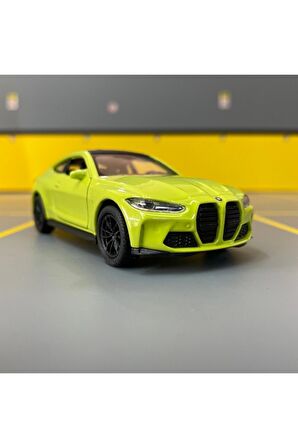 Bmw M4 1/36 Ölçek Diecast Metal Model Araba Oyunca Araba