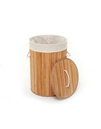Bambu Çamaşır Sepeti - 48 Litre
