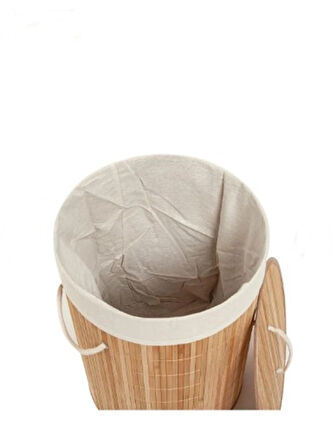 Bambu Çamaşır Sepeti - 48 Litre