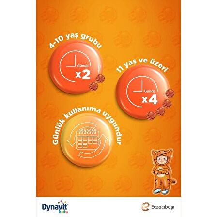 Dynavit Kids Immukid Gummies 60 Adet Çiğnenebilir Form