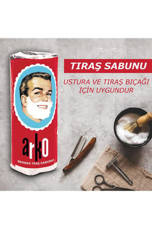 Özel Seri Bireysel Bakım Yüz Bakımı Sakal Yumuşatıcı 12'li Tıraş Sabunu 12X75 gr