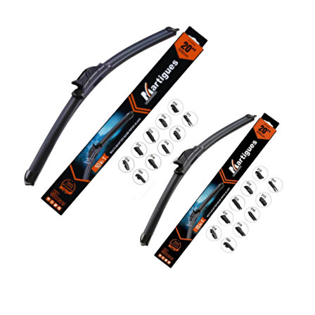 Silecek Takımı Megane 2 2002-2009 Uyumlu 600mm + 450mm (10 Aparatlı)