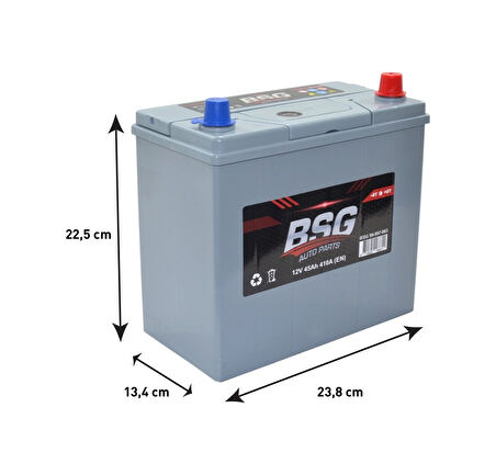 Akü 12V 45Ah 430 Cca Ters Bsg