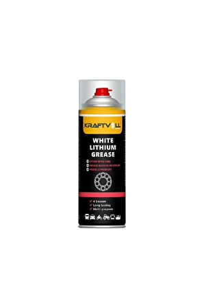 Sıvı Lityum Beyaz Gres Yağı Sprey - 400 ml
