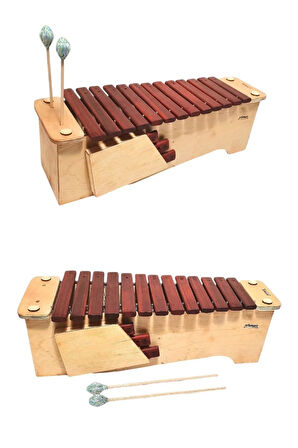 Diyatonik (DS16)  Soprano – Padauk Ağacı Ses Barlı - Kselofon - xylophone