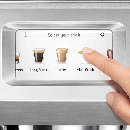 Sage Appliances Oracle Touch kahve makinesi, süt köpürtücülü, SES990, fırçalanmış paslanmaz çelik