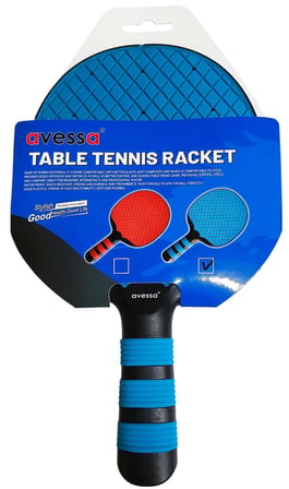 Delux Serisi Raket Aktivite Rekabet RAK-1300 Rubber-Pp Masa Tenis Raketi Mavi Renk