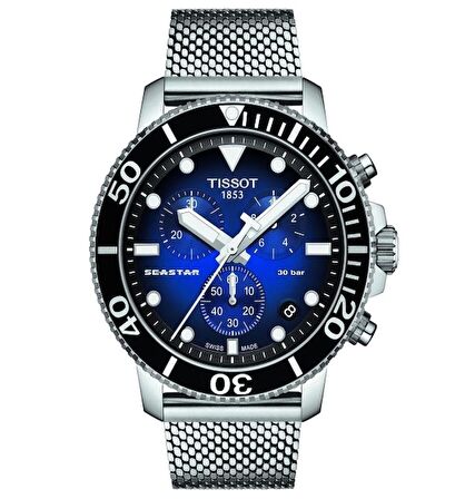  T1204171104102 Tissot Seastar 1000 Chronograph Erkek Kol Saati
