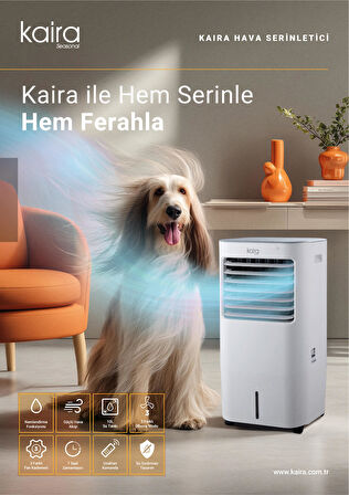 Kaira DACL10KB Uzaktan Kumandalı Portatif Sessiz Hava Serinletici 10 Lt