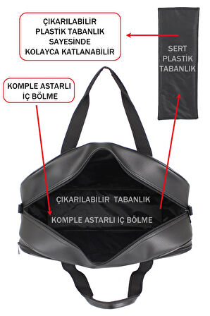 Kabin Boy El Valizi Seyahat Çantası El Bavulu Taban Destekli Omuz Askılı