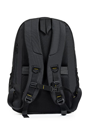 Dada Motorcu Sırt Çantası Siyah 14-15,6 inç Laptop ve Tablet Bölmeli Su Geçirmez Kumaş Dada 10