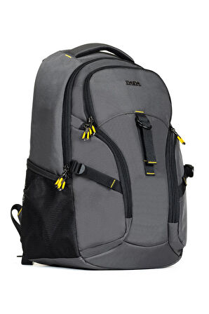 Dada Motorcu Sırt Çantası Gri 14-15,6 inç Laptop ve Tablet Bölmeli Su Geçirmez Kumaş Dada 10