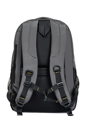 Dada Motorcu Sırt Çantası Gri 14-15,6 inç Laptop ve Tablet Bölmeli Su Geçirmez Kumaş Dada 10