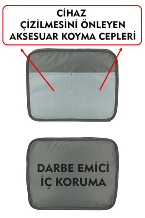 Dada Ultra Hafif (125gr) Vizon Renk File Tablet Kılıfı 10"-11" inç Air Darbe Emici Korumalı Unisex