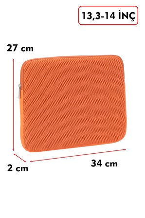 Dada Macbook Air Pro 13 & 13.3-14 inç File Laptop Kılıfı 185gr Tüm Marka ve Modeler İle Uyumludur Turuncu