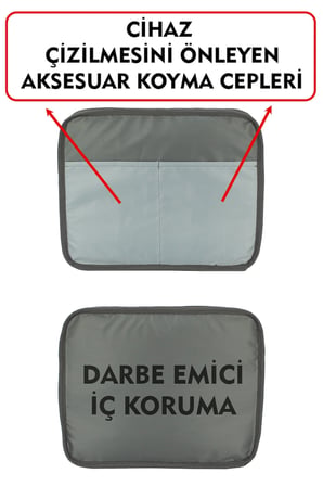 Dada Macbook Air Pro 13 & 13.3-14 inç File Laptop Kılıfı 185gr Tüm Marka ve Modeler İle Uyumludur Turuncu