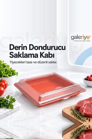 Derin Dondurucu Saklama Kabı Küçük Boy Turuncu