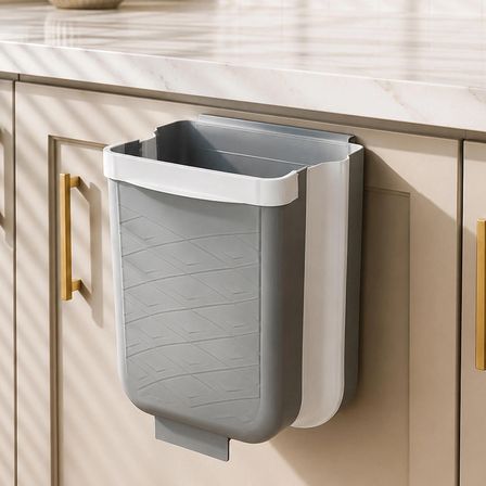 Porsima L-00869-2 Asılabilir Dolap İçi Düzenleyici Organizer Katlanabilir Çöp Kovası 