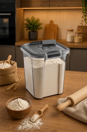 Porsima 9974 Royal Box 12 Litre Kare Hava Geçirmez Sızdırmaz Kapaklı Saklama Kabı