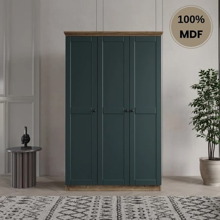 Dali 3 kapılı MDF country gardırop