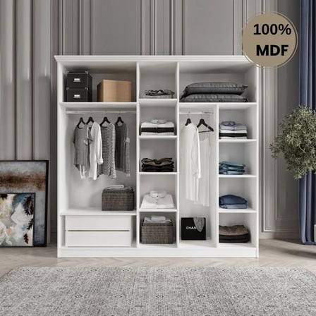 Dali 5 kapılı MDF country gardırop