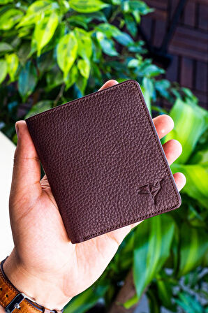 Garbalia Dallas Hakiki Deri Bozuk Para Bölmeli Erkek Cüzdan